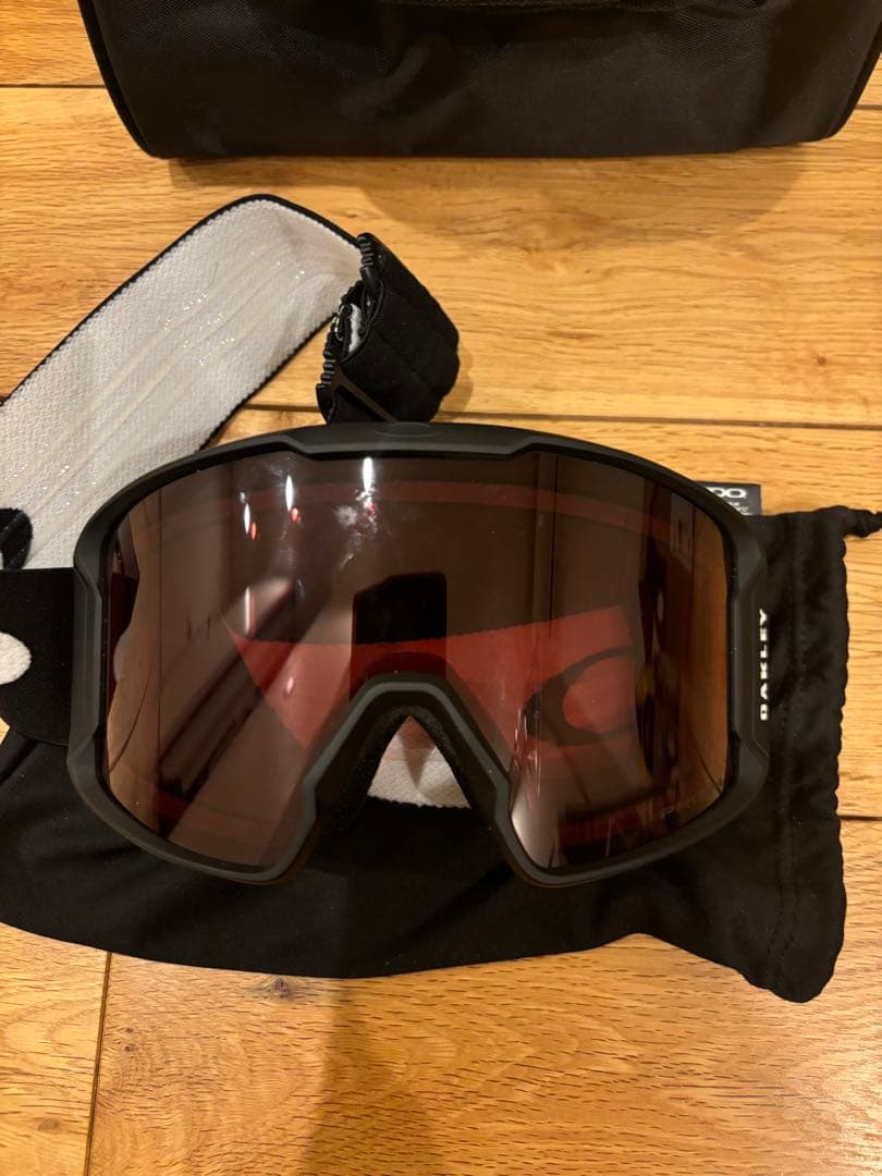 【美品】オークリー ラインマイナー　スノーゴーグル