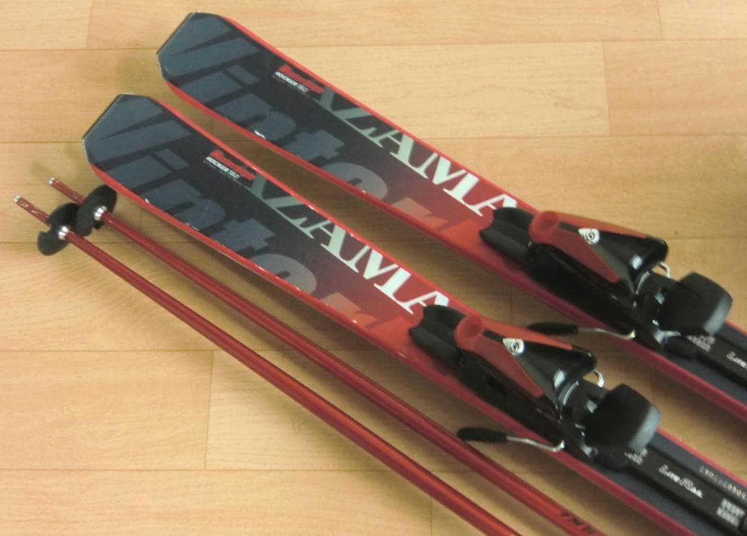 ■■1月限定■送料無料■KAZAMA■スキー4点セット■150/25■メンテ付■