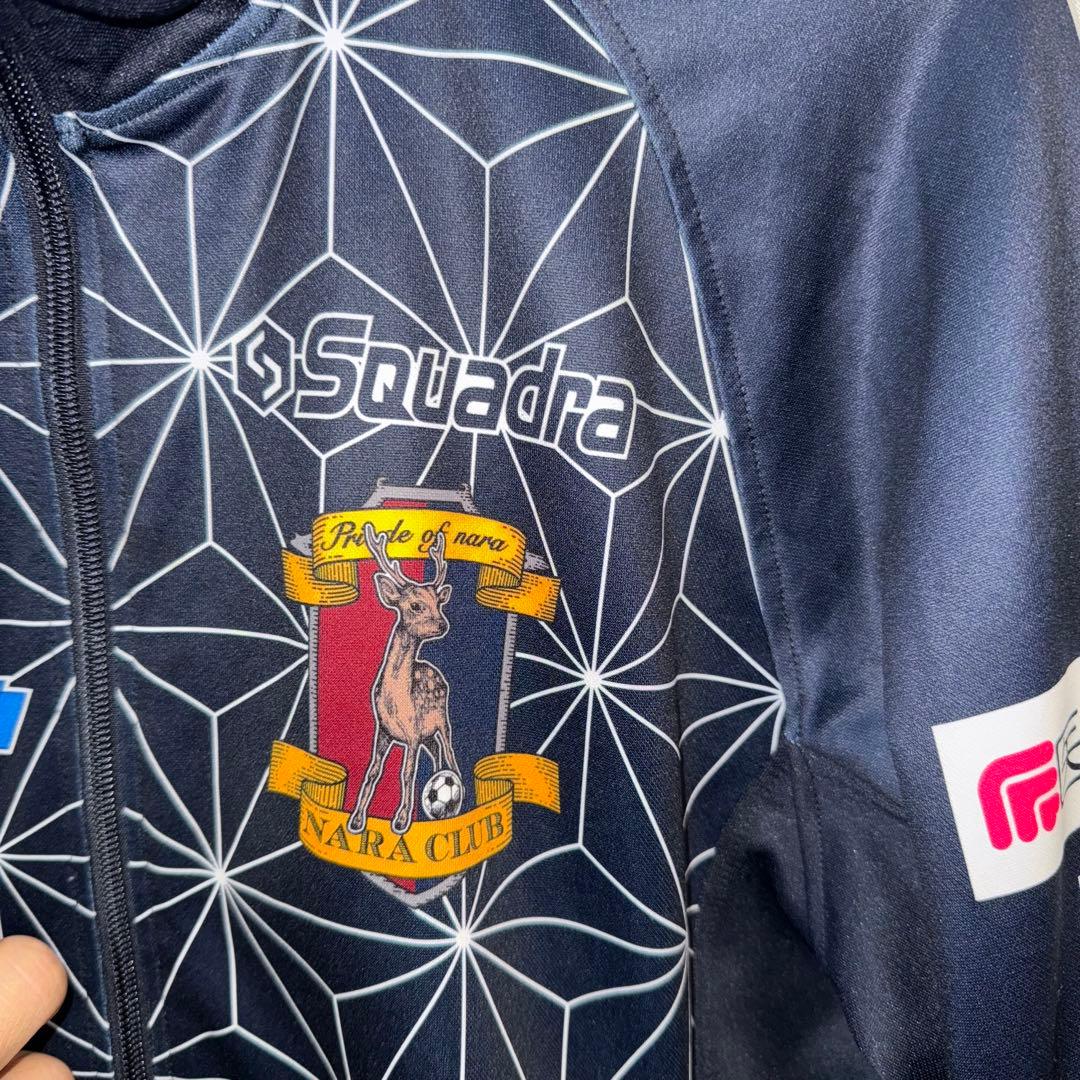 美品　Squadra 奈良クラブ　選手使用　ジャージ　企業もの