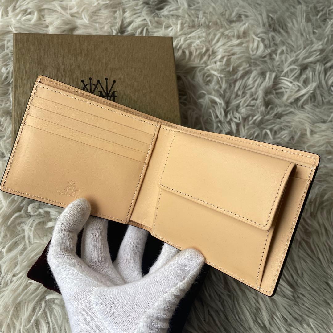 【未使用レベル】ココマイスター 二つ折り財布 ブライドル