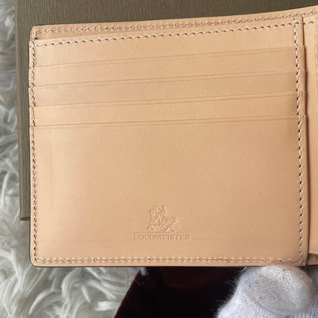 【未使用レベル】ココマイスター 二つ折り財布 ブライドル