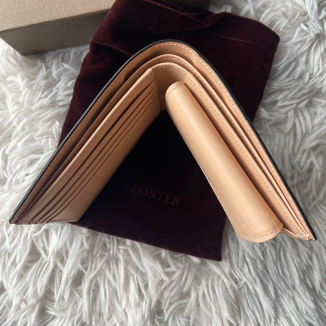 【未使用レベル】ココマイスター 二つ折り財布 ブライドル