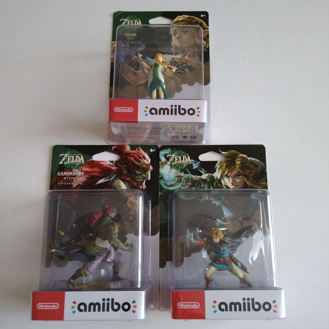 amiibo ゼルダの伝説 ティアーズ オブ ザ キングダム リンク ゼルダ