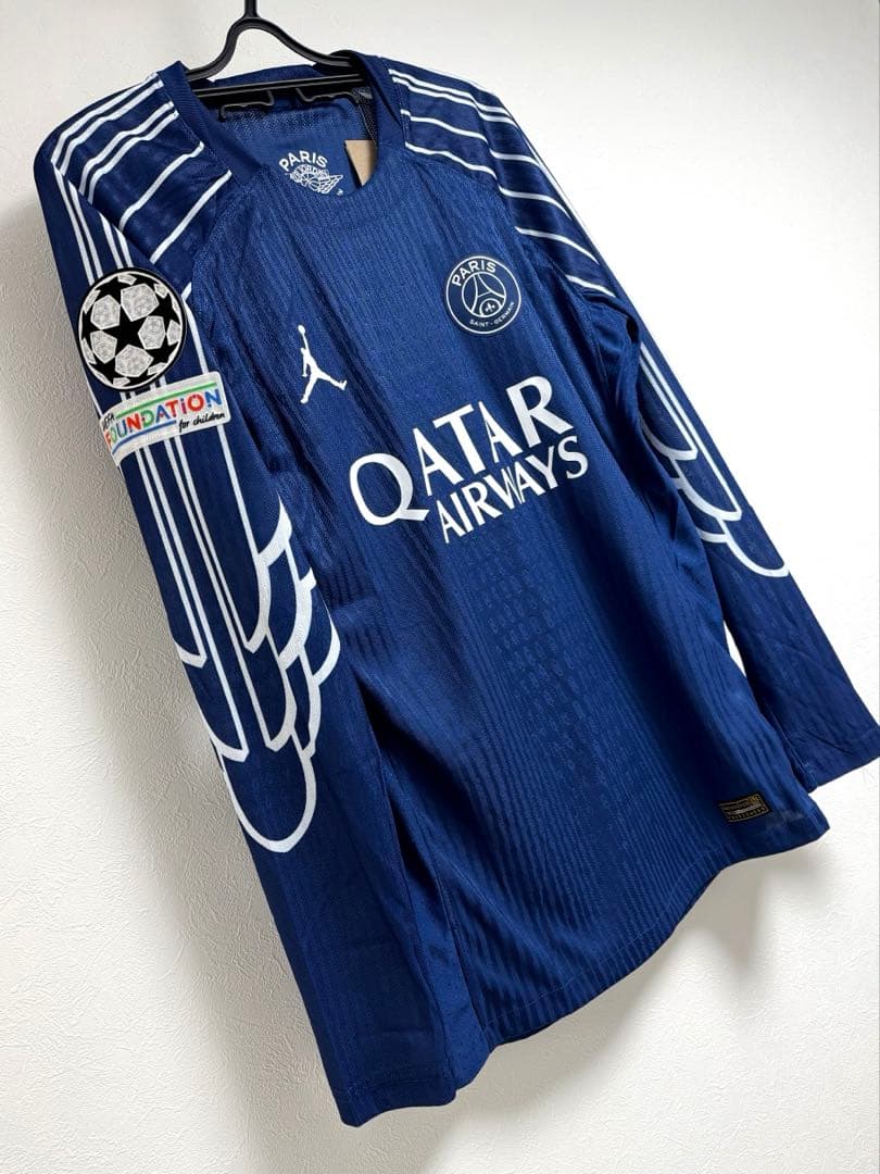 24-25 PSG ドゥエ アウェイ ユニフォーム 長袖 Lサイズ CL 仕様