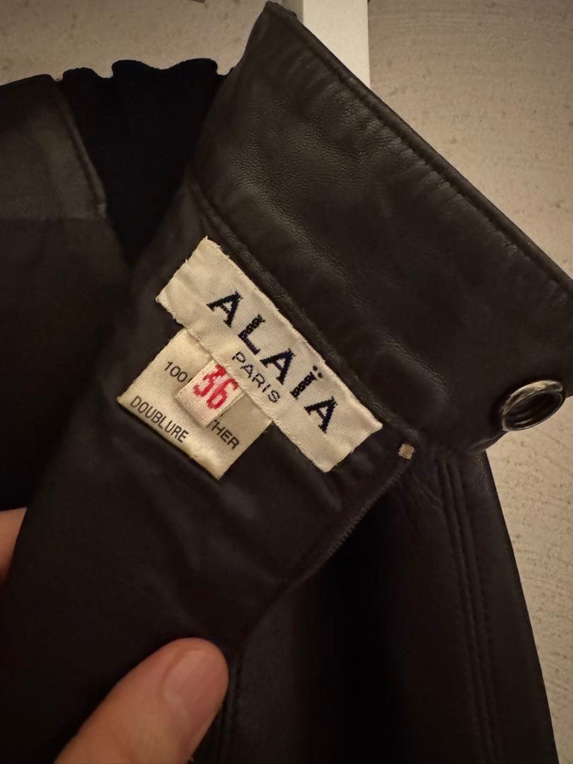 Alaïa タイトスカート 100%leather