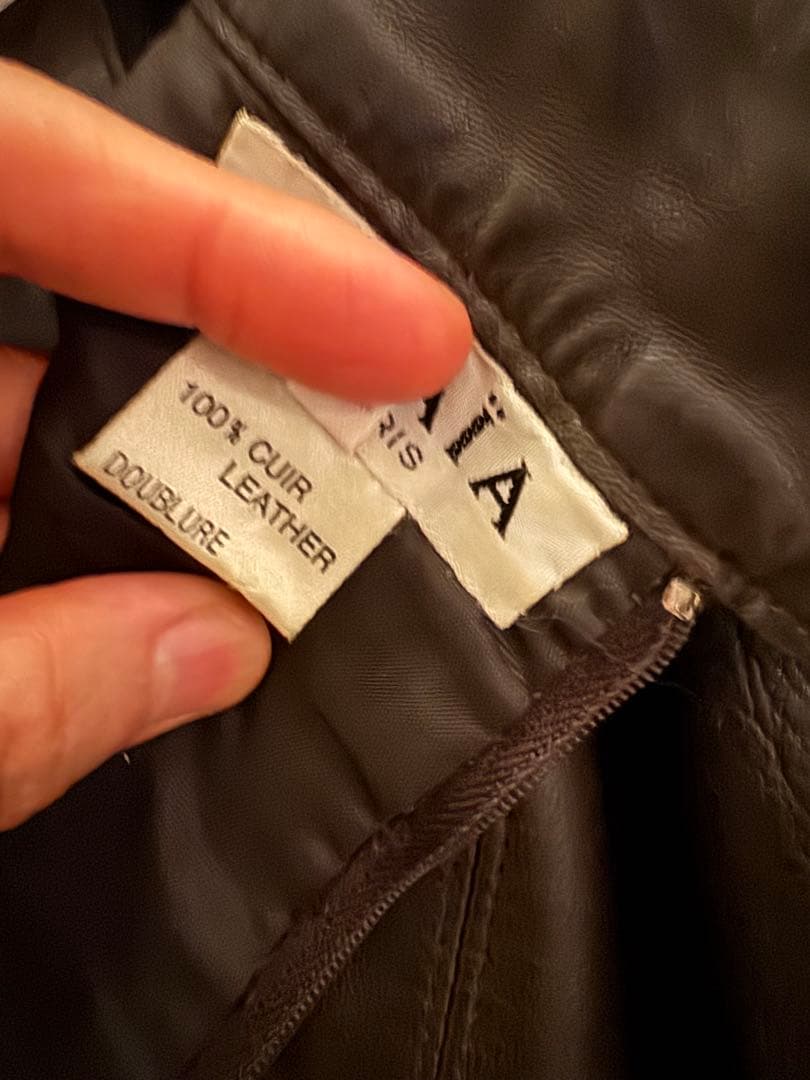 Alaïa タイトスカート 100%leather