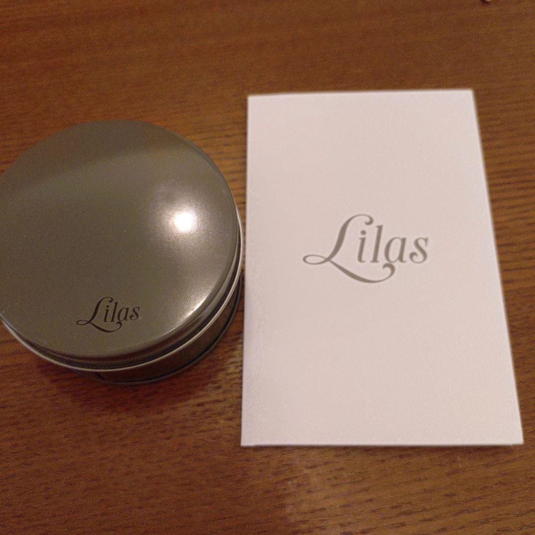 【中古品】lilas プレイドクリップチェーンピアス　K10　ゴールド