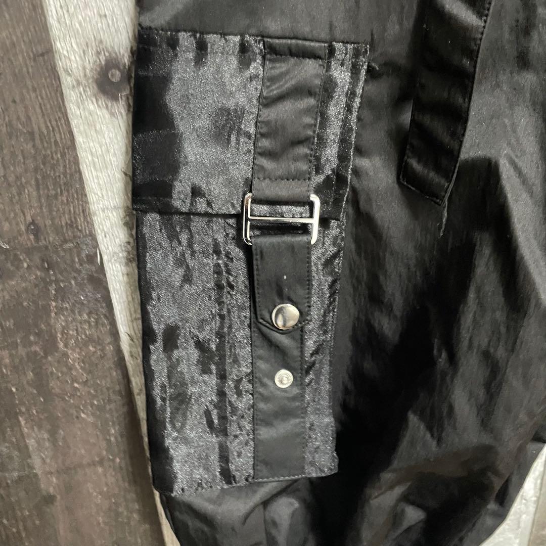 REFLEMレフレム　Y2K　ナイロンパンツ　刺繍　カーゴパンツ　シアーポケット