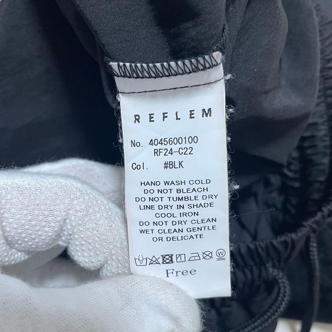 REFLEMレフレム　Y2K　ナイロンパンツ　刺繍　カーゴパンツ　シアーポケット