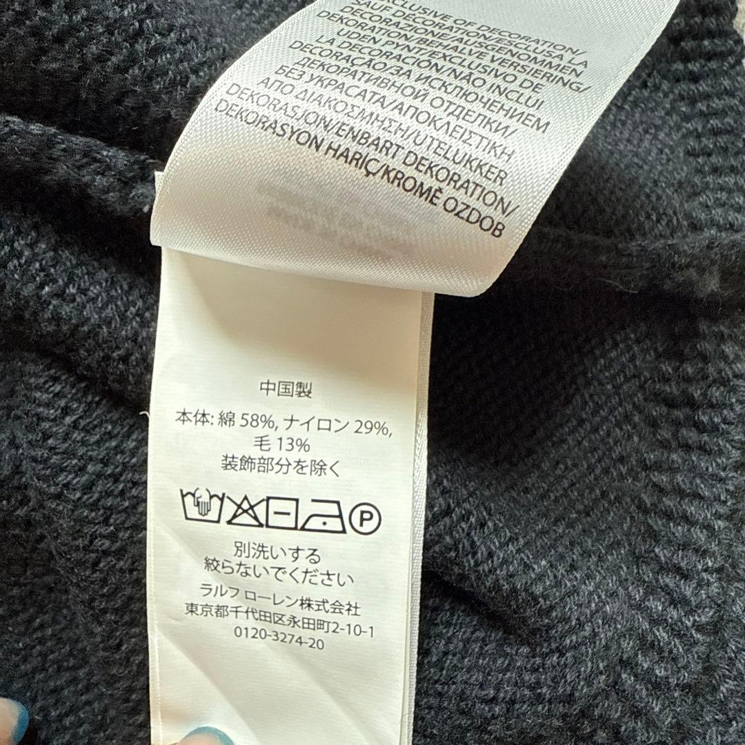 Polo Ralph Lauren ガール　ベア刺繍フレアドレス XL 160