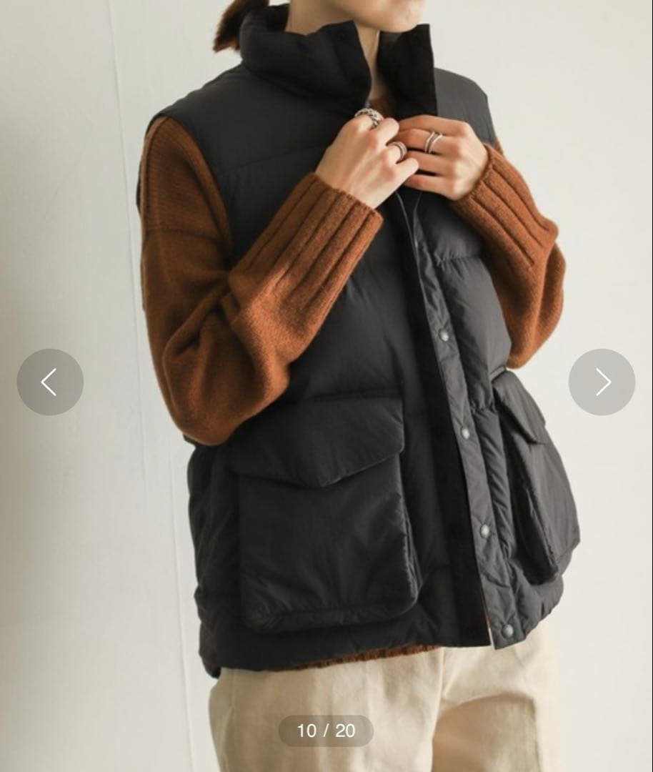 URBAN RESEARCH DOORS 別注、peakダウンベスト