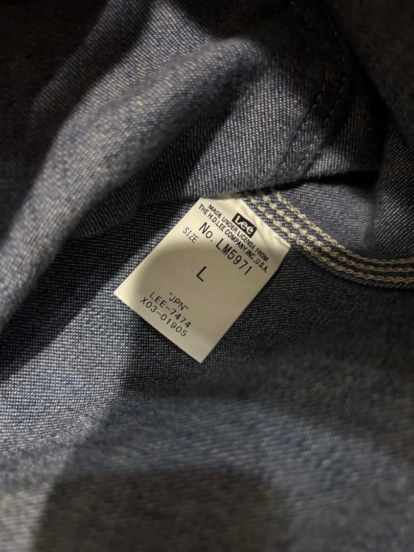 Lee デニムカバーオール　Lサイズ　古着