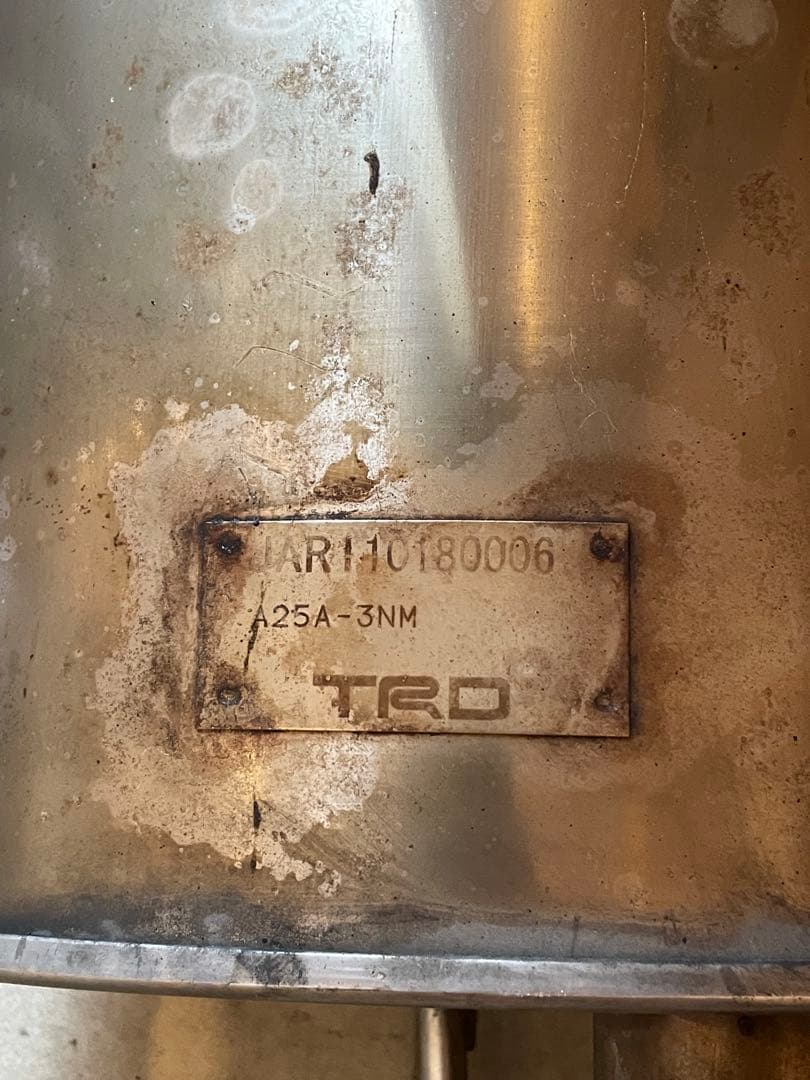 raku出品 TRDドレスアップマフラー トヨタカムリ WSグレードに使用