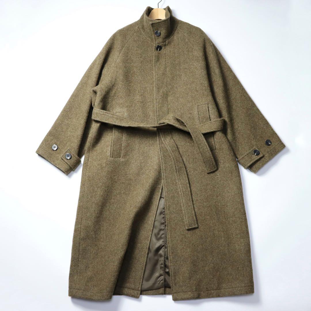 tageechita タジチタ　オーバーサイズウールラグランコート　ロングコート