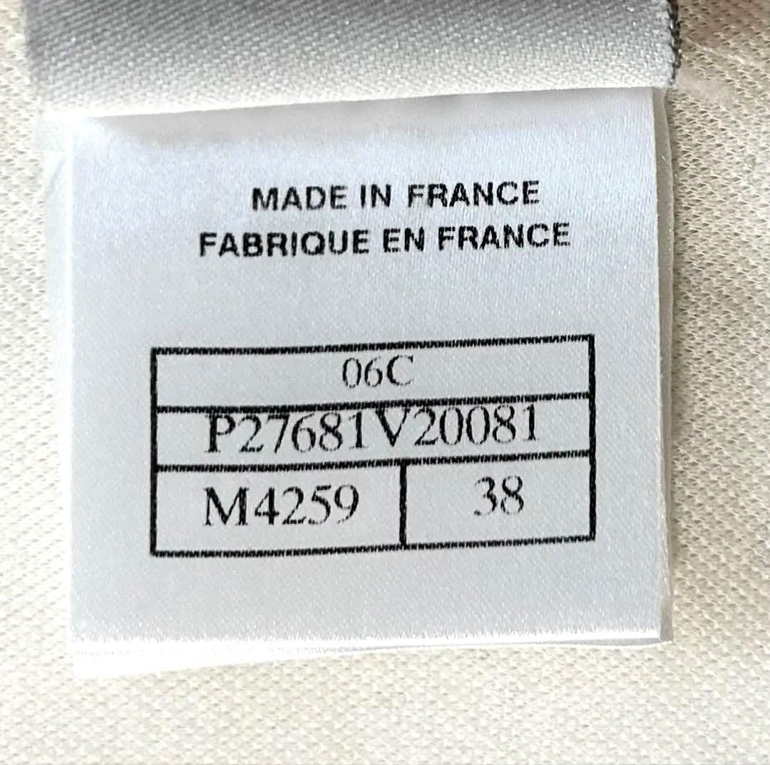 ビッグCCマーク入ライントップス ホワイトTシャツ 【未使用】