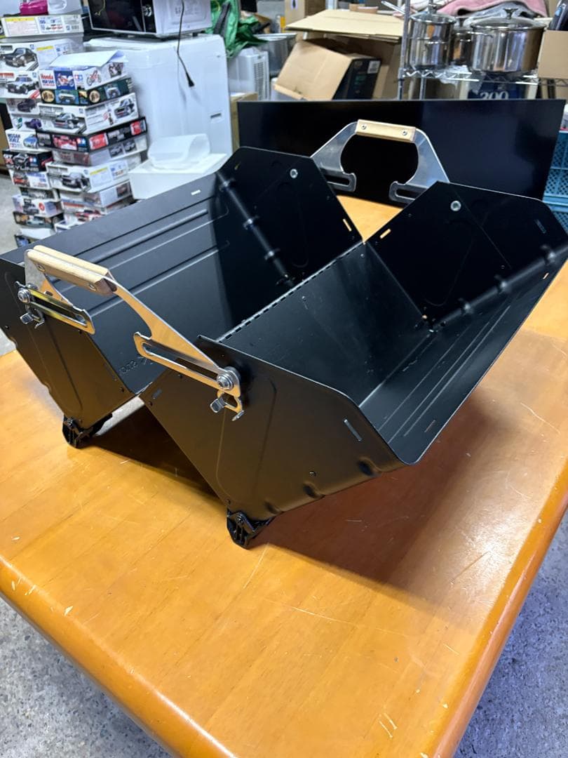 限定品 スノーピーク シェルフコンテナ50 ブラック 箱付き  Peak