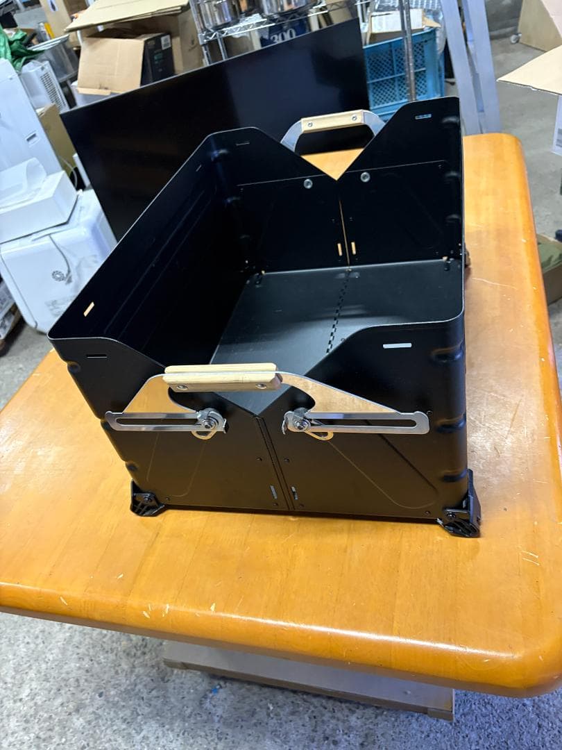 限定品 スノーピーク シェルフコンテナ50 ブラック 箱付き  Peak