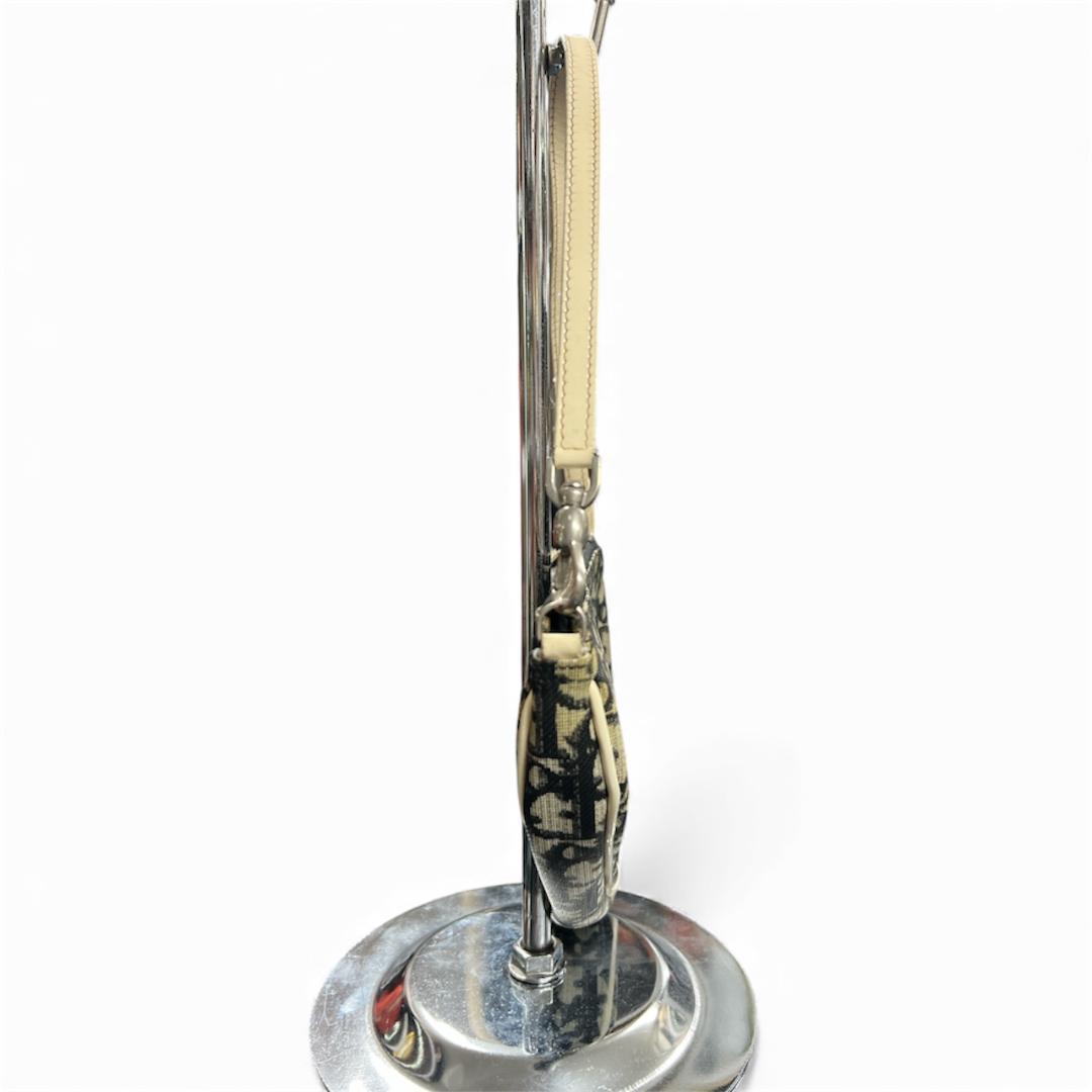 Christian Diorロゴプリントキャンバスクラッチバッグ　Ch2002