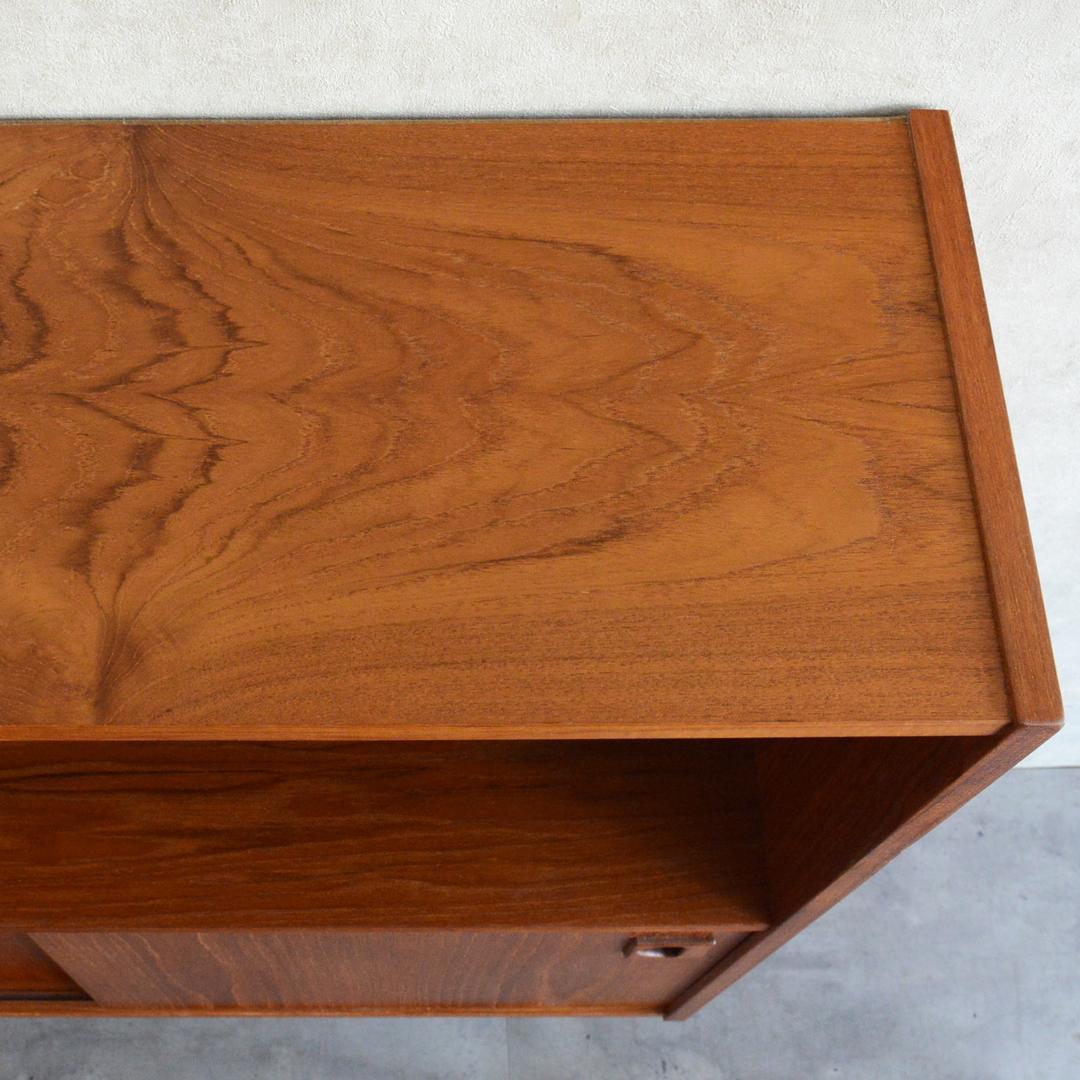 デンマーク 北欧ヴィンテージ チーク オープンシェルフ 北欧家具 キャビネット