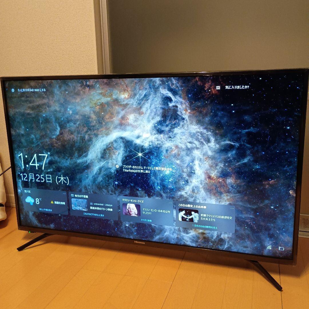ハイセンス Hisense 液晶テレビ 43V型 43F60E 2021年製