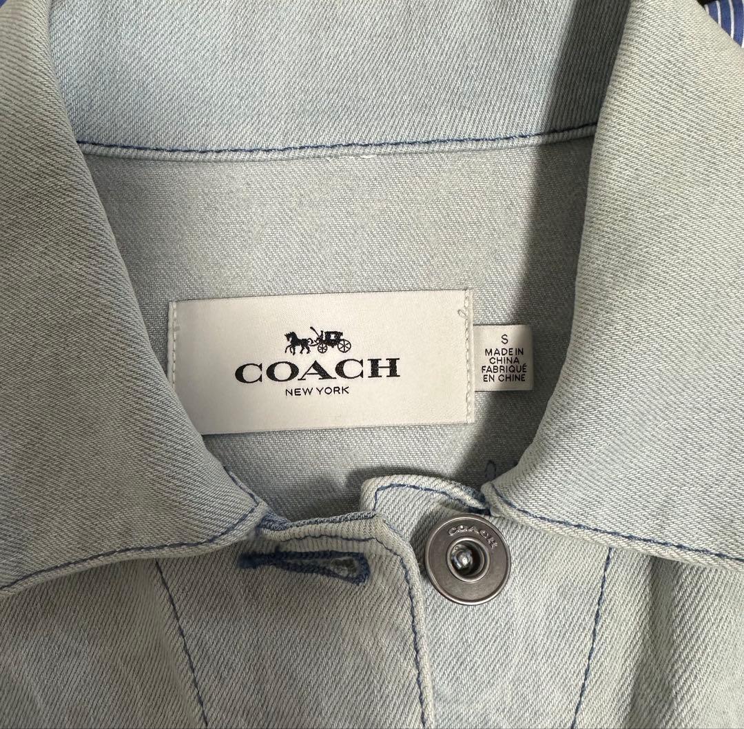 E*r様 限定値下げ[定価12万] COACH デニムジャケットライトブルー