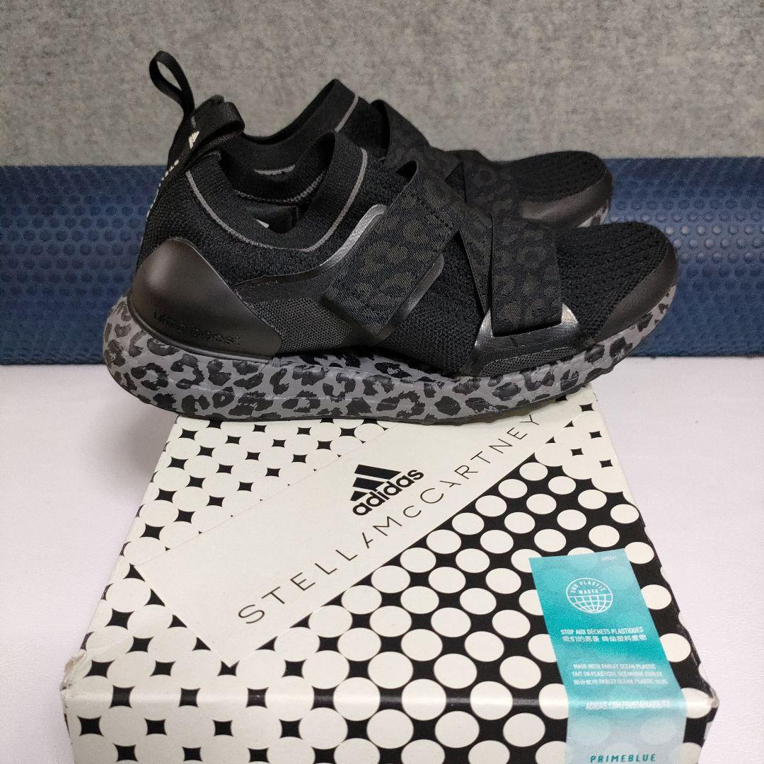 23.5cm希少　黒豹柄アディダスステラマッカートニーウルトラブースト