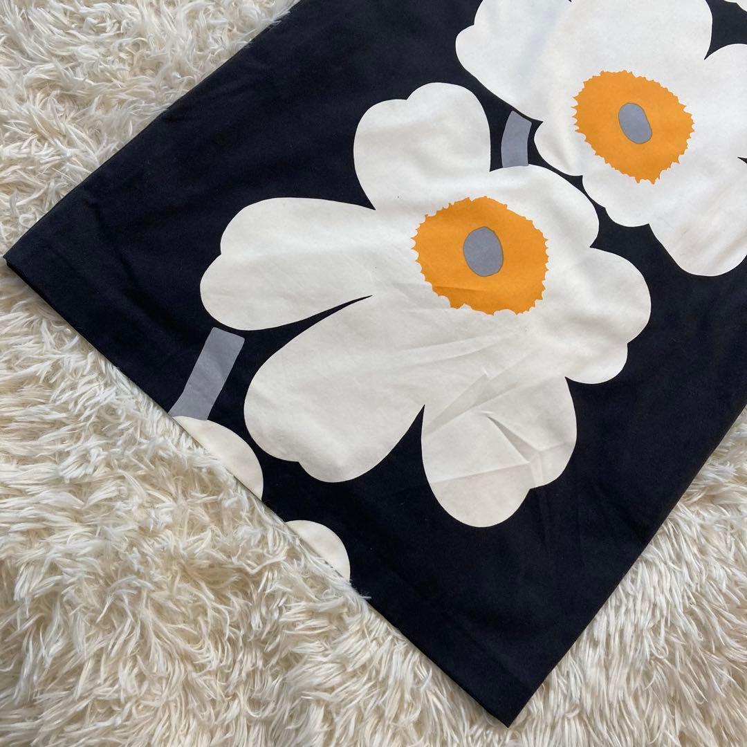 極美品 marimekko マリメッコ ウニッコ柄 ワンピース 40 ブラック