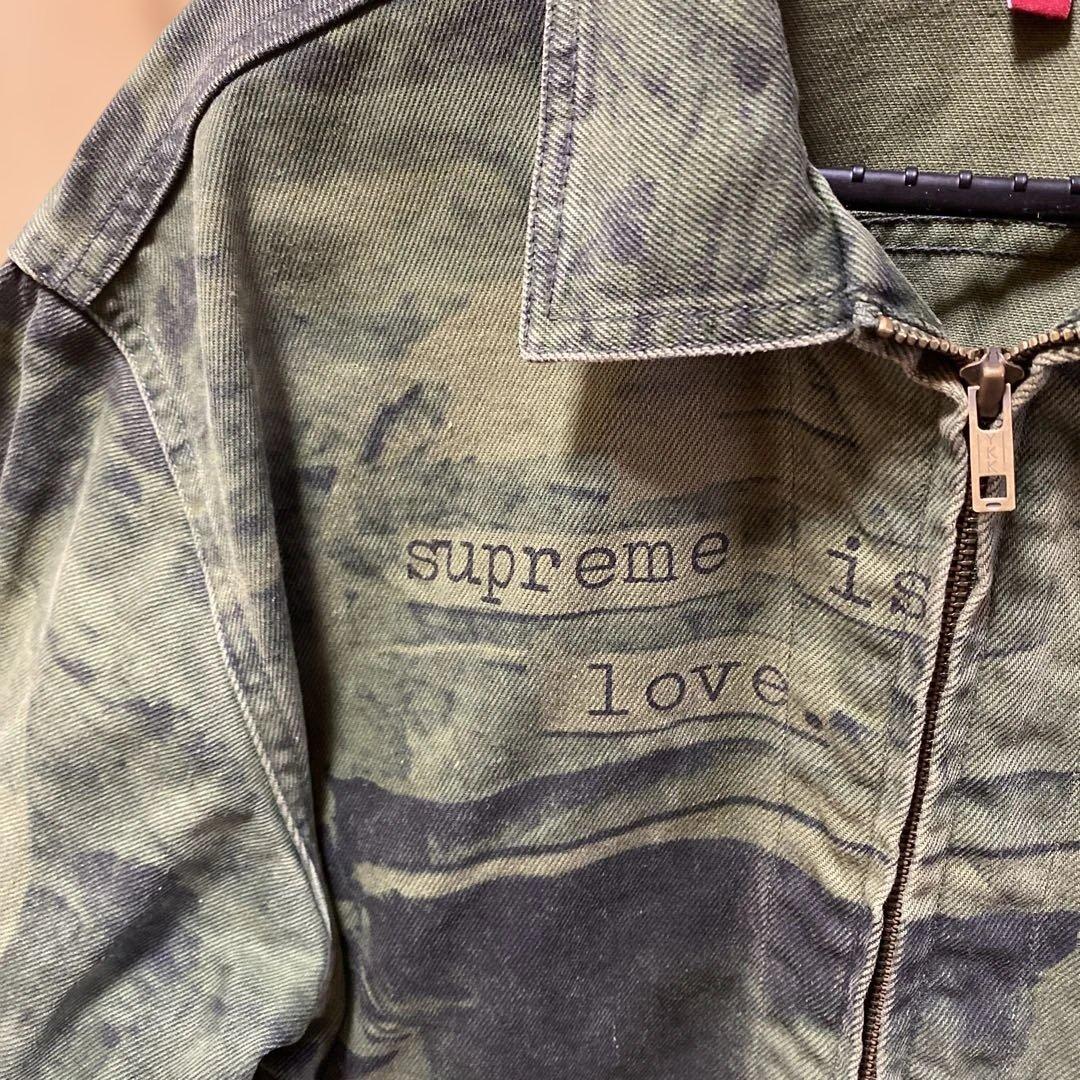 Supreme is Love Denim デニム　ジャケット　ジップアップ　S
