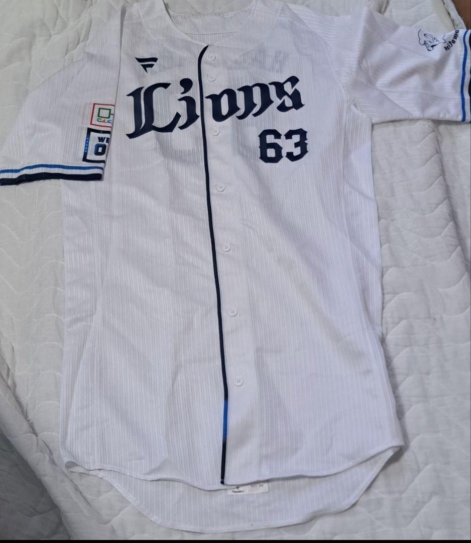 埼玉西武ライオンズ 63 長谷川信哉選手実使用ユニフォーム 2024