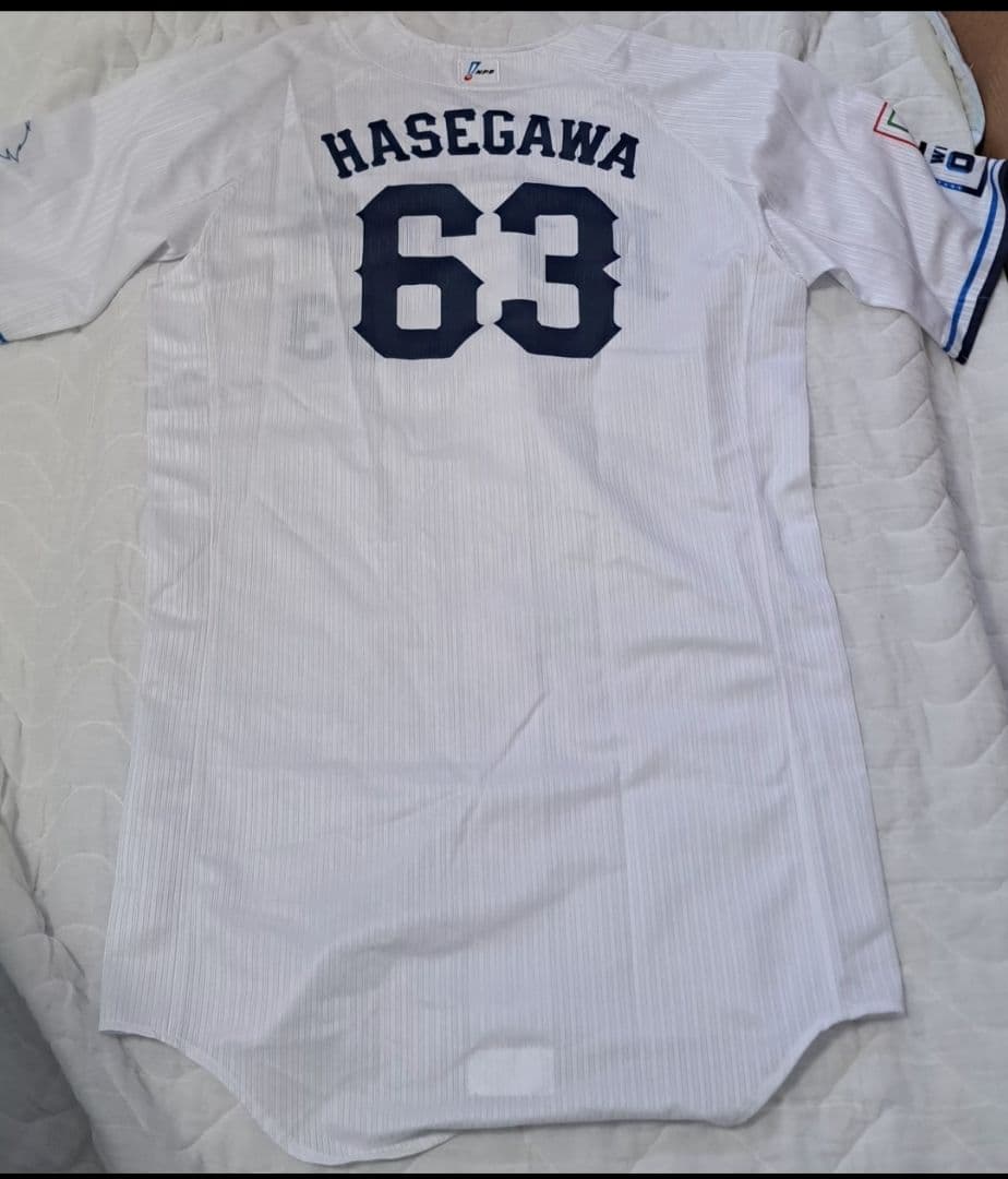 埼玉西武ライオンズ 63 長谷川信哉選手実使用ユニフォーム 2024