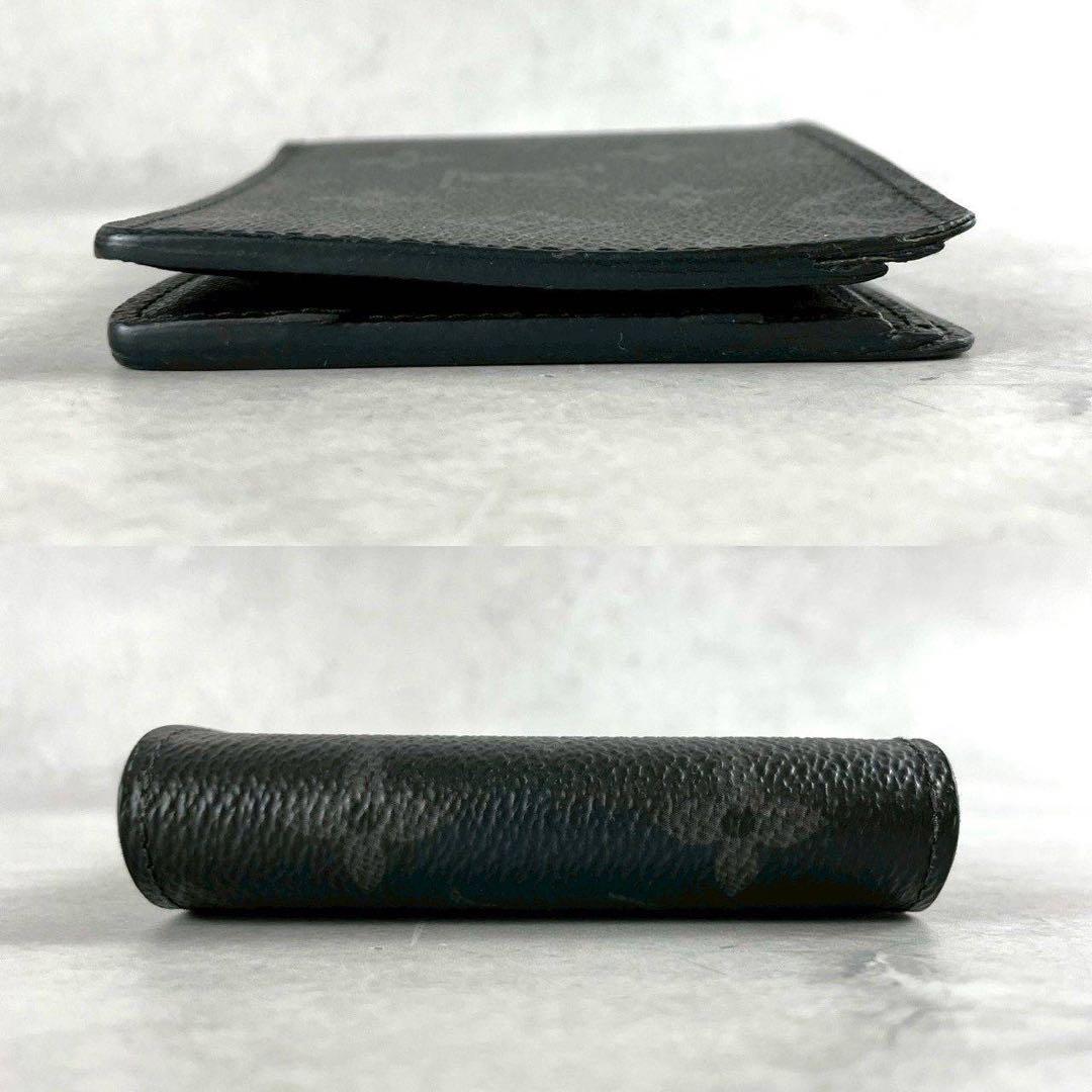 美品　ルイヴィトン モノグラム　エクリプス ポルトフォイユ　ミュルティプル　黒