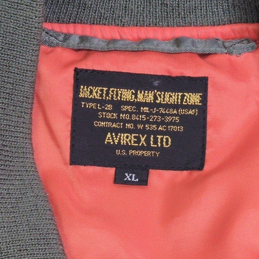 耳*ブ様 AVIREX アヴィレックス MA-1 L-2B フライトジャケット