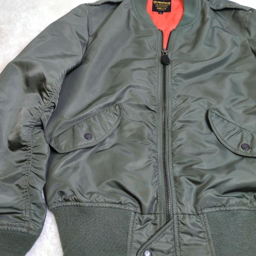 耳*ブ様 AVIREX アヴィレックス MA-1 L-2B フライトジャケット