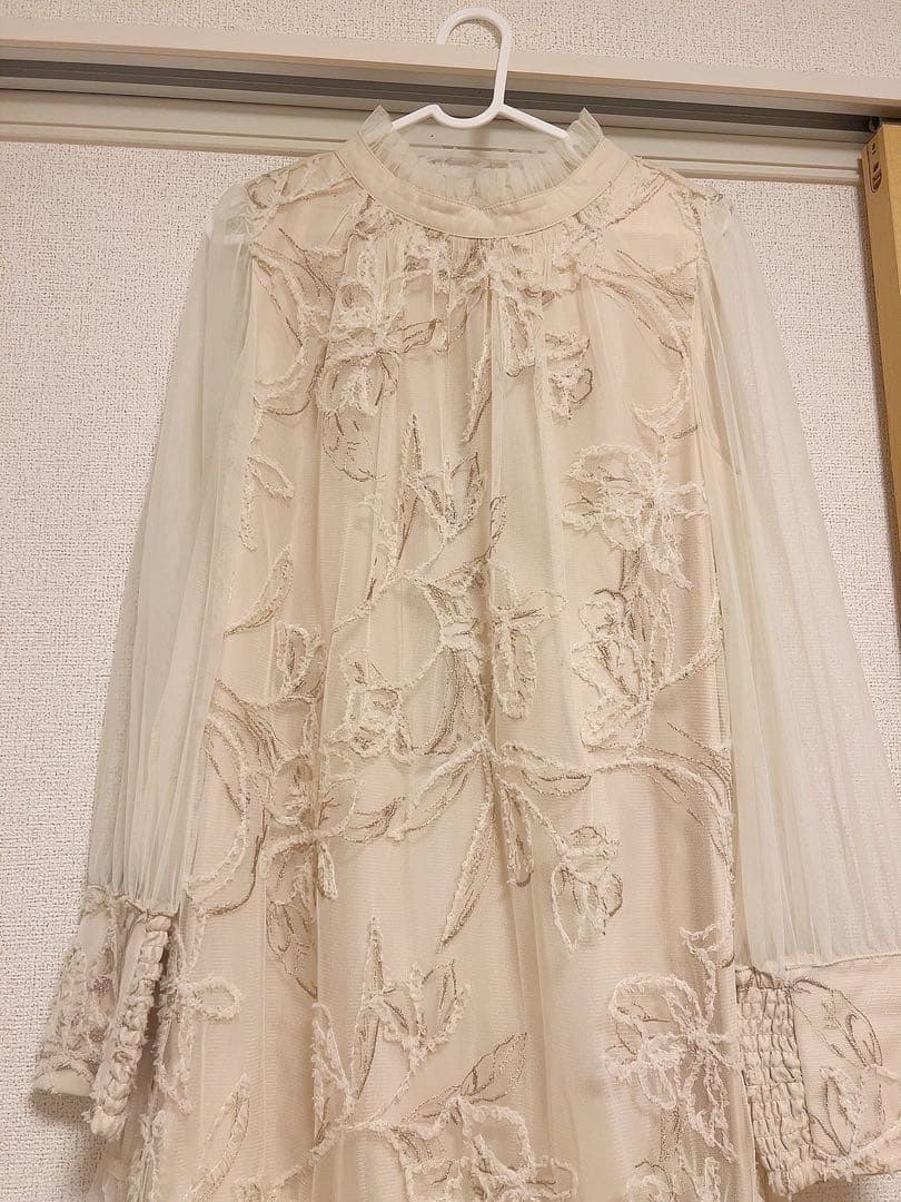 美品　ドリードール　フェザーフラワーチュールドレス オケージョンドレス