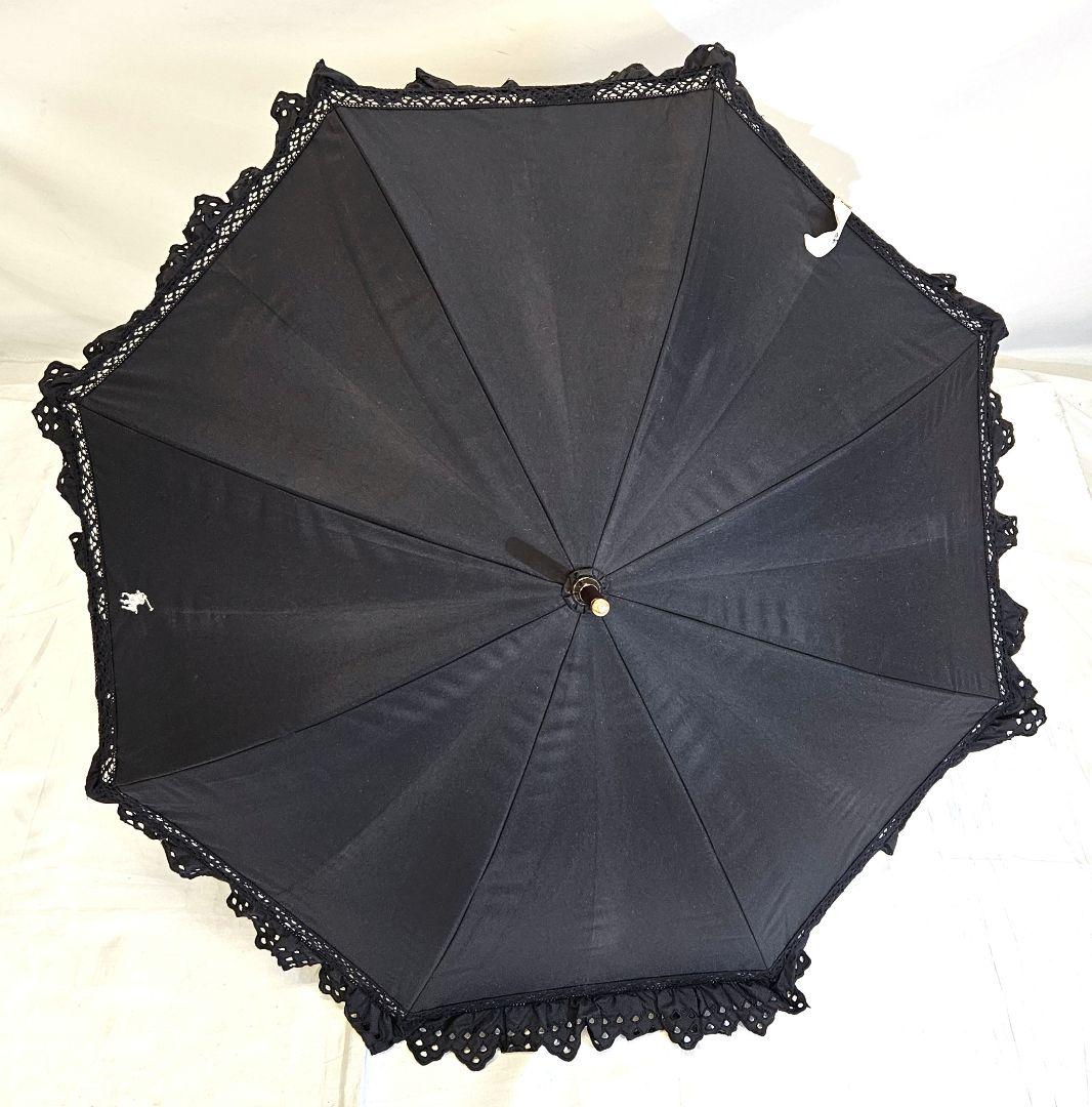 フォロー割　POLO　ポロラルフローレン　長傘　晴雨兼用　フリル　エンブフリル