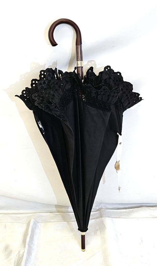 フォロー割　POLO　ポロラルフローレン　長傘　晴雨兼用　フリル　エンブフリル