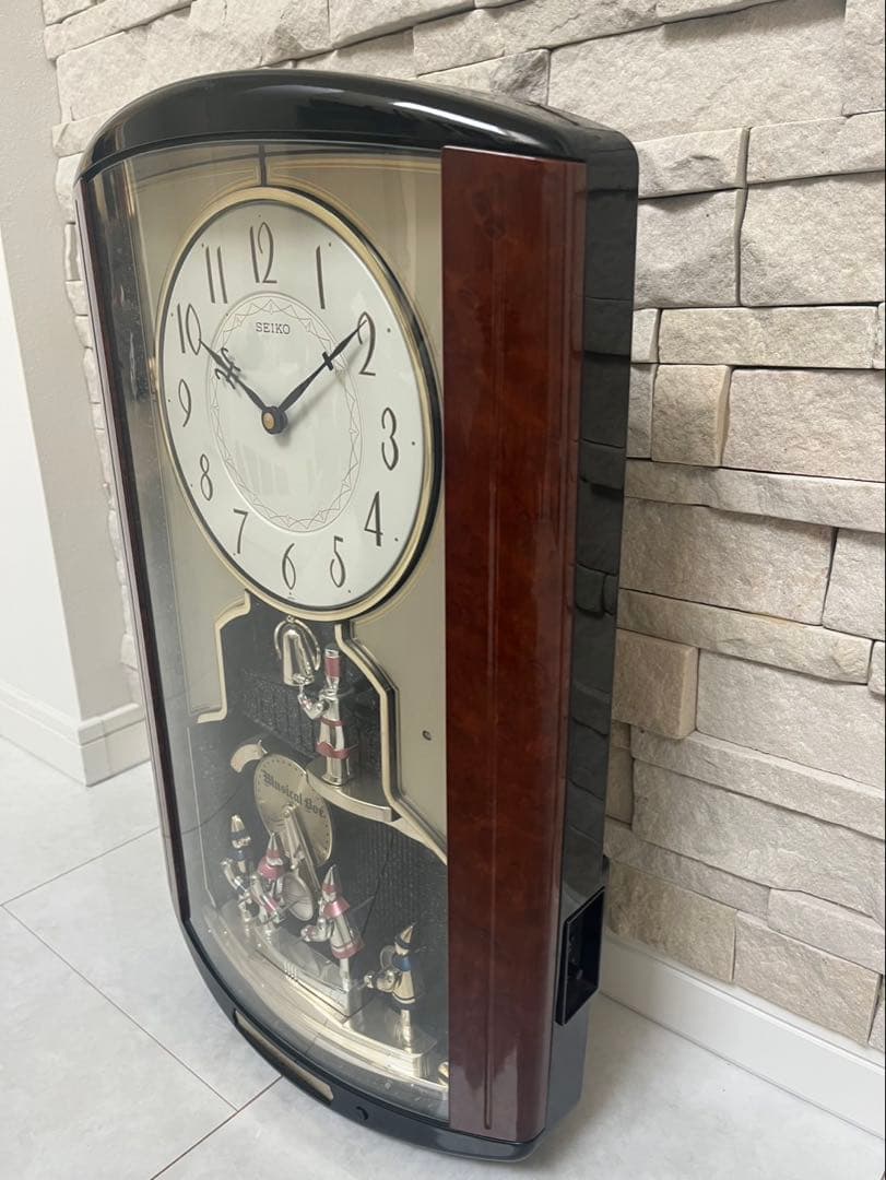 【良品】SEIKO 掛時計 ディスクドリーム RE532B からくり時計