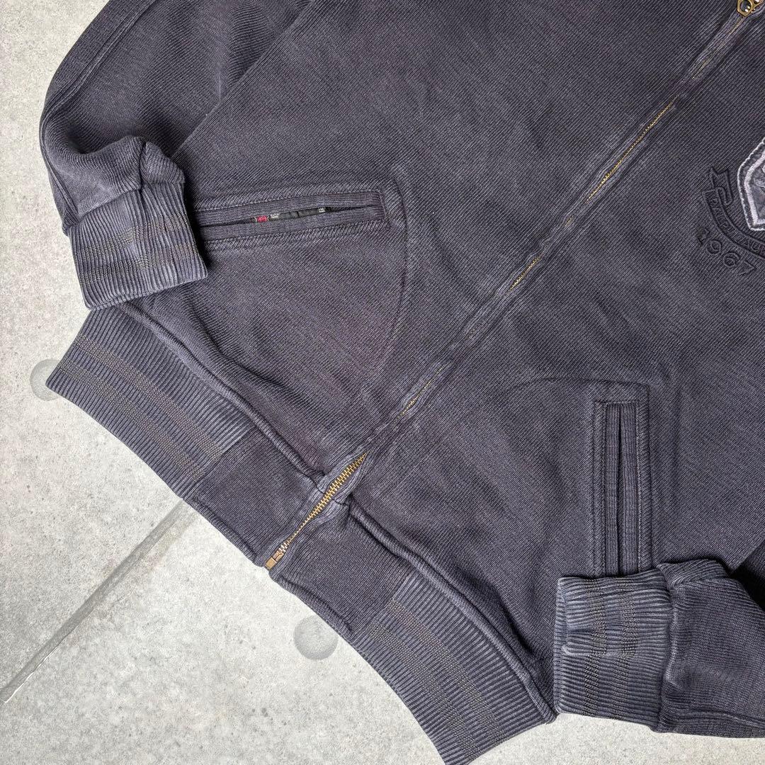 ラルフローレン　MA-1　ボンバージャケット　スカル　RUGBY　刺繍　ベル型