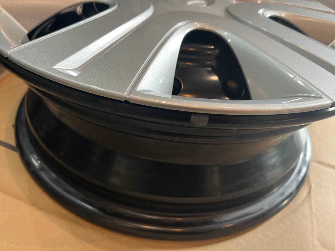 スズキ スペーシア14インチ 鉄 ホイール/キャップ 4枚セット