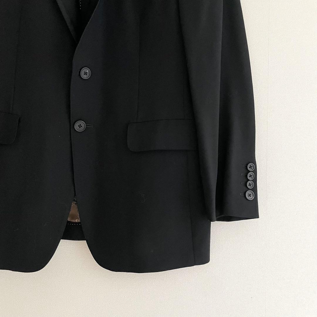 Paul Smith ジャケット メンズ　ウール シルク 黒 Lサイズ