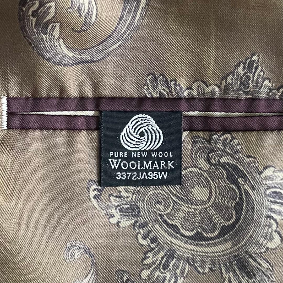 Paul Smith ジャケット メンズ　ウール シルク 黒 Lサイズ