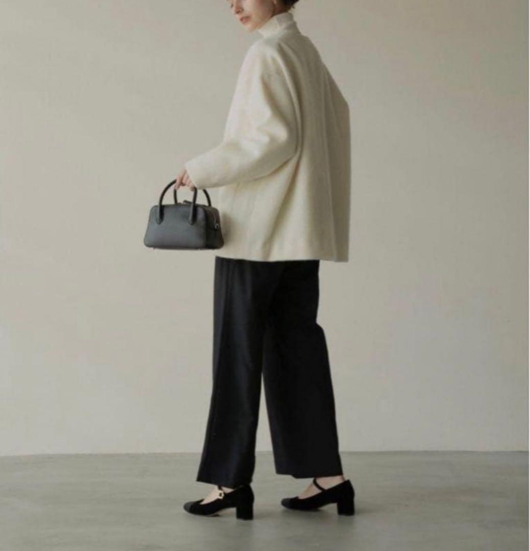 【未使用タグ付き】OHGA シャギーコーディガン　ホワイト