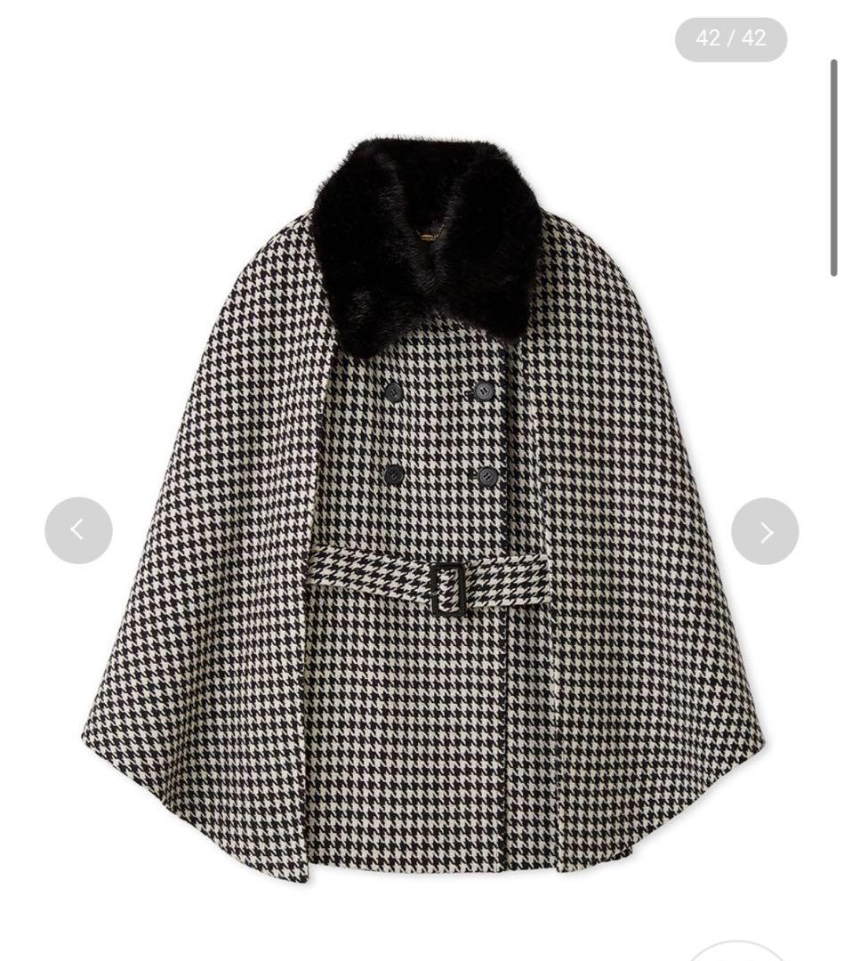 新品未使用LILY BROWN（リリー ブラウン）ファー付き3wayケープコート