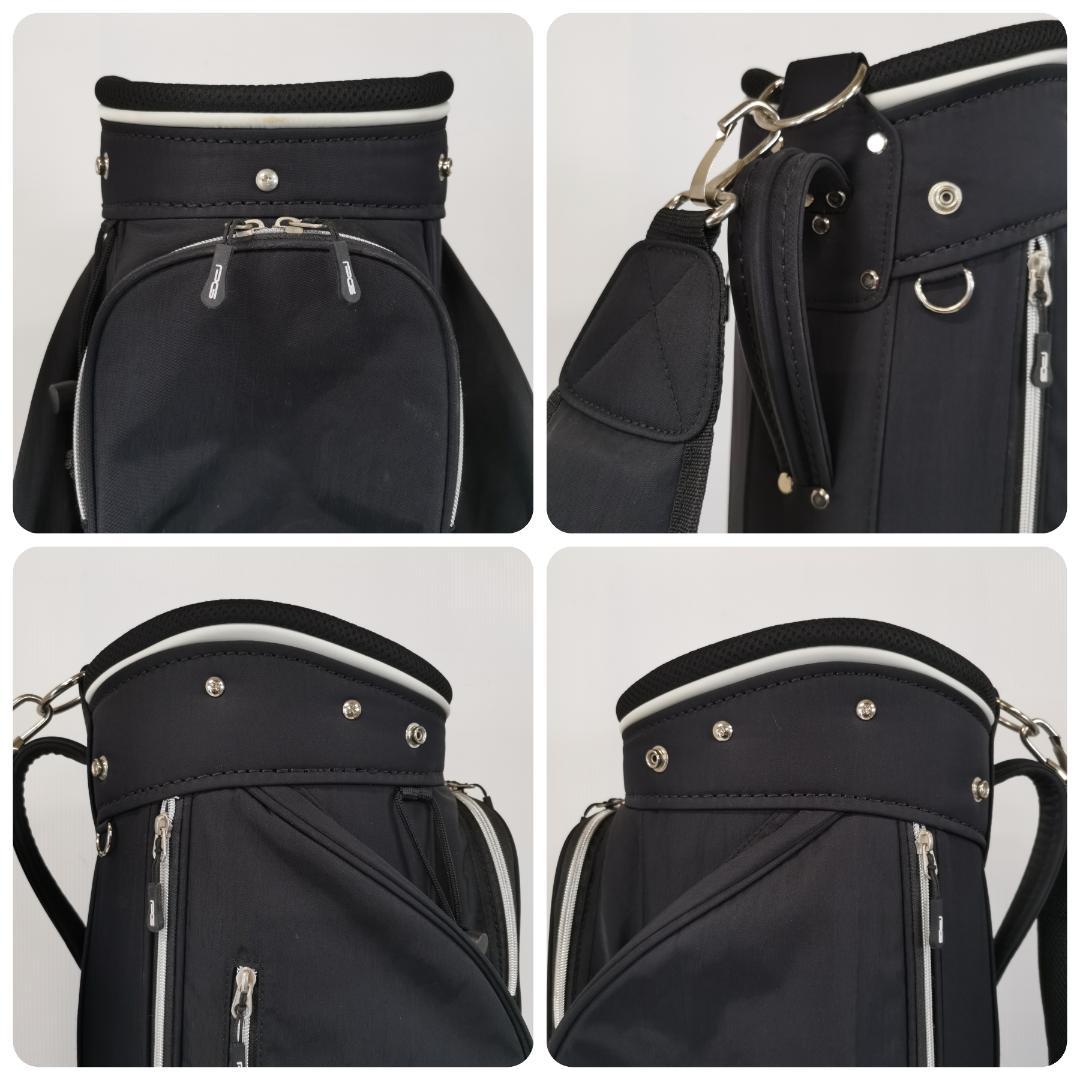 【軽量】PERFORMANCE GEAR キャディバッグ ブラック 男女兼用