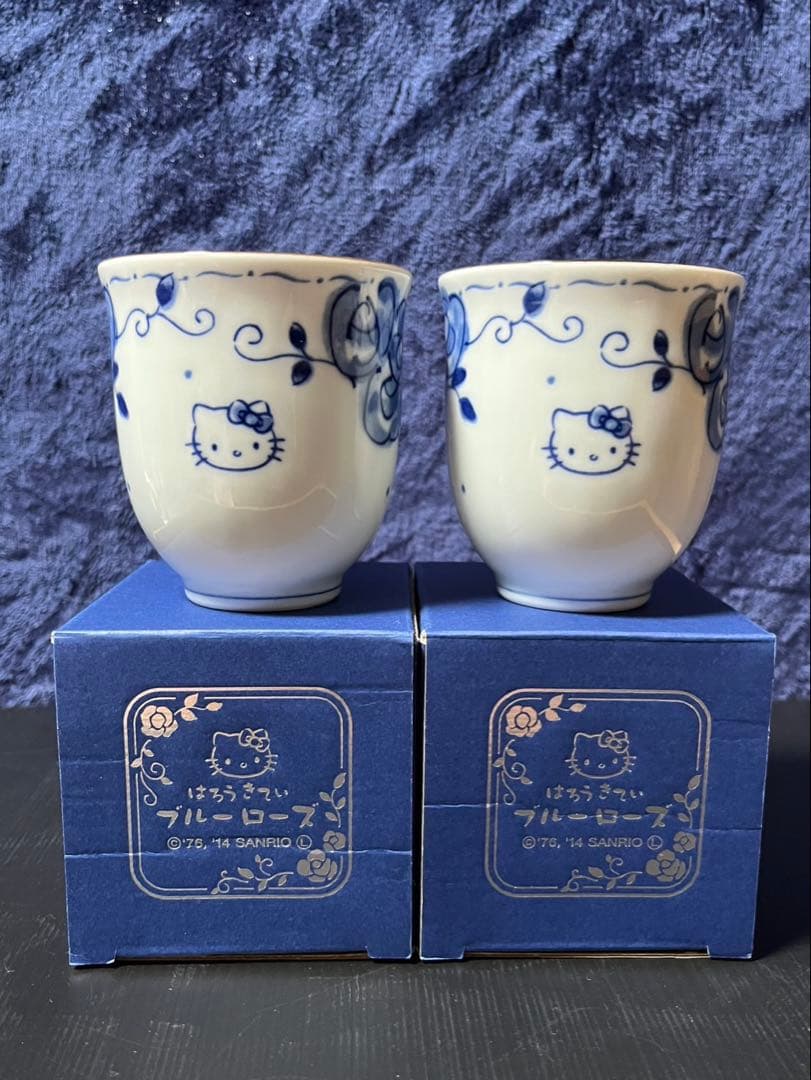 ハローキティ 食器セット ブルーローズ