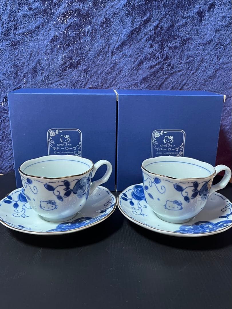 ハローキティ 食器セット ブルーローズ