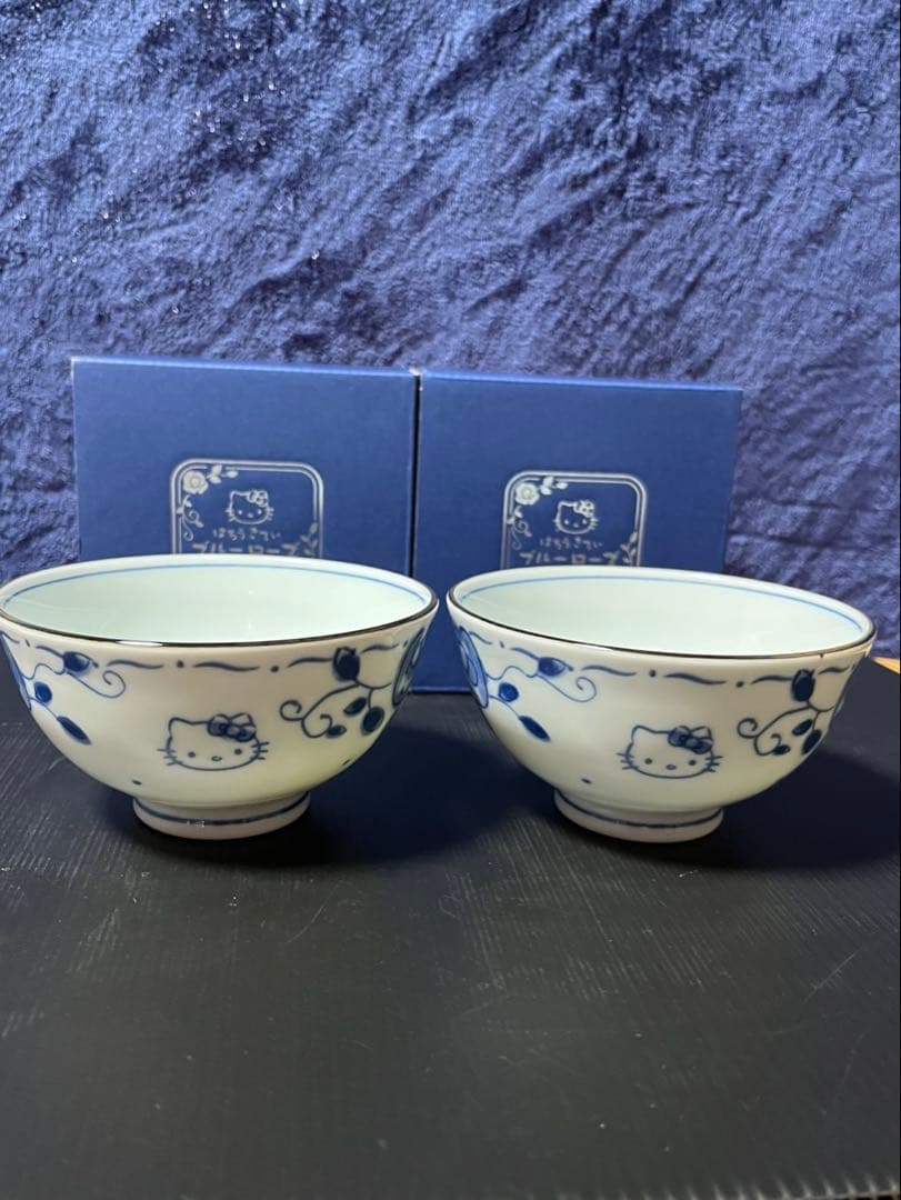 ハローキティ 食器セット ブルーローズ