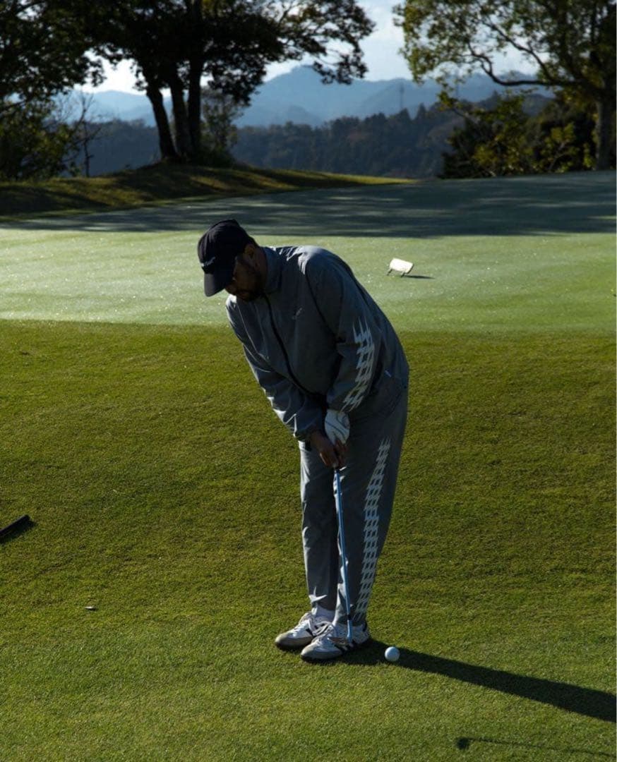 【セットアップ】Cph/Golf THUNDER STRIPES グレー M