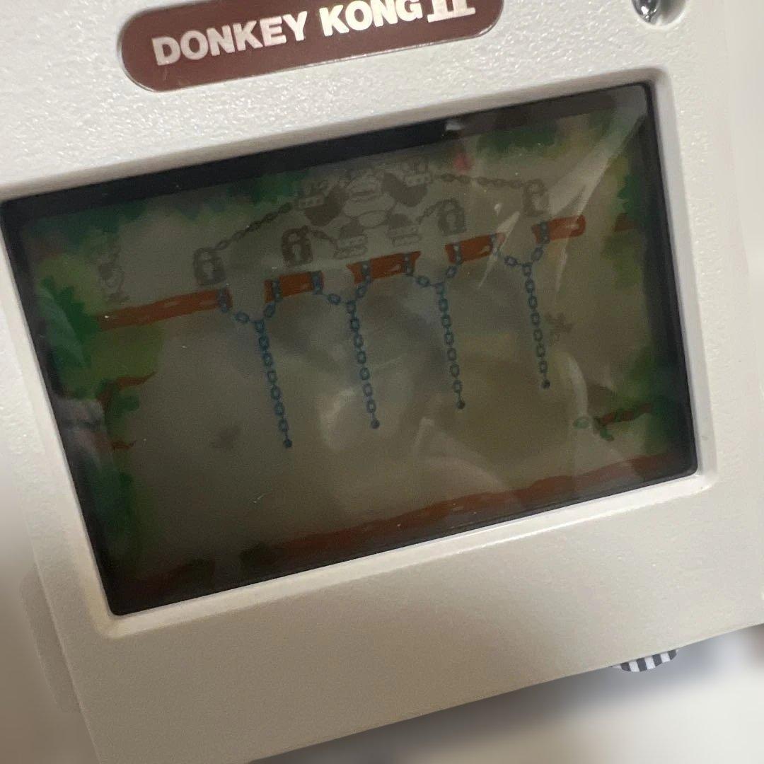 ゲーム&ウォッチ ドンキーコングII (JR-55) 本体ほぼ未使用？ 説明書