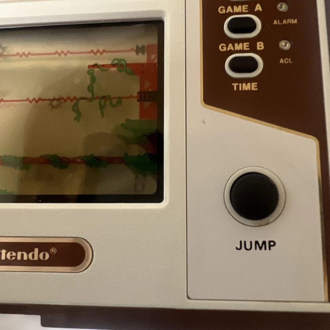 ゲーム&ウォッチ ドンキーコングII (JR-55) 本体ほぼ未使用？ 説明書